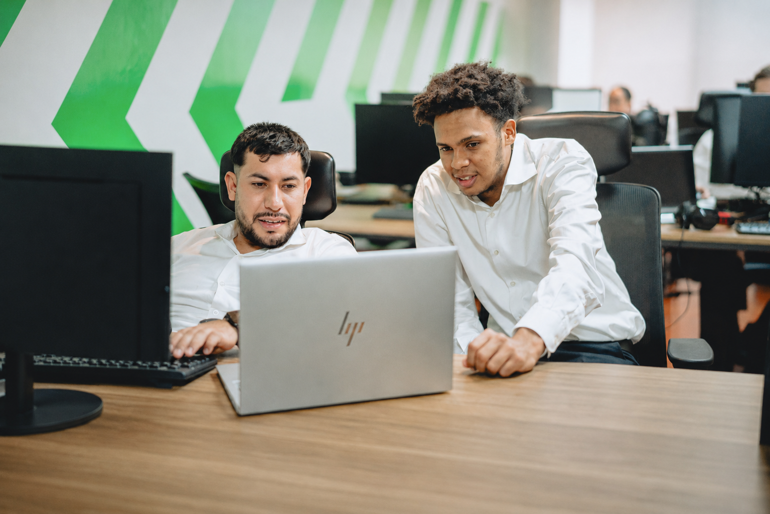 Timora team working in a CodeCrafters office